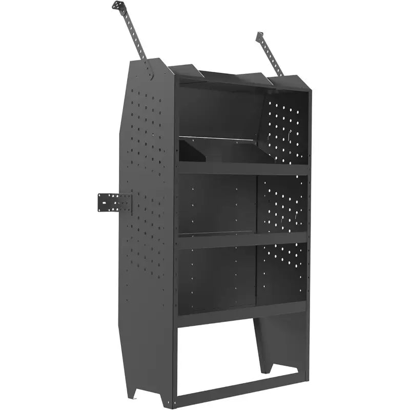 Estantería para Furgoneta de Carga de 32''W x 60''H x 13''D Adecuada para Ford Transit, Promaster, Sprinter, para Chevy Express con Techo Medio/Alto, Almacenamiento de Estanterías de Acero